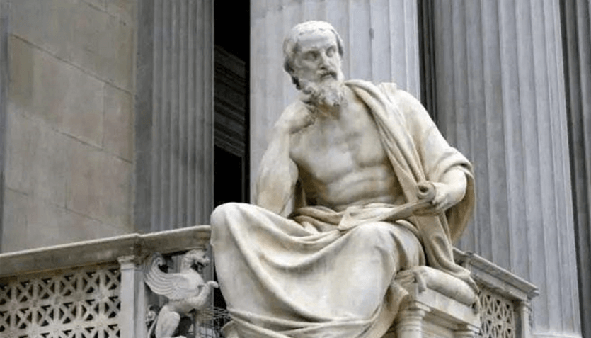 古希臘史學家希羅多德之雕像